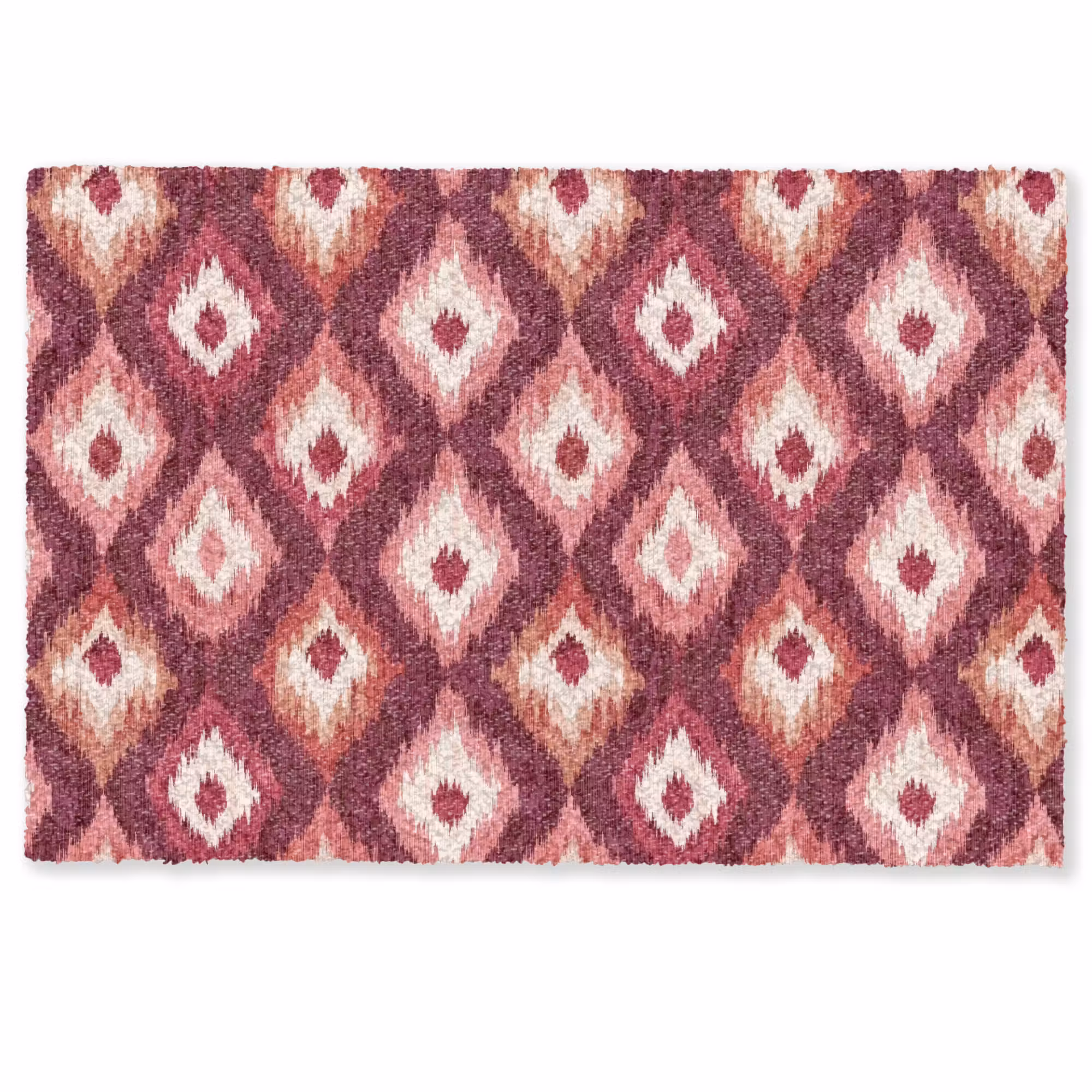Deurmat - Diamantvormen - Roze - Patroon - Textuur