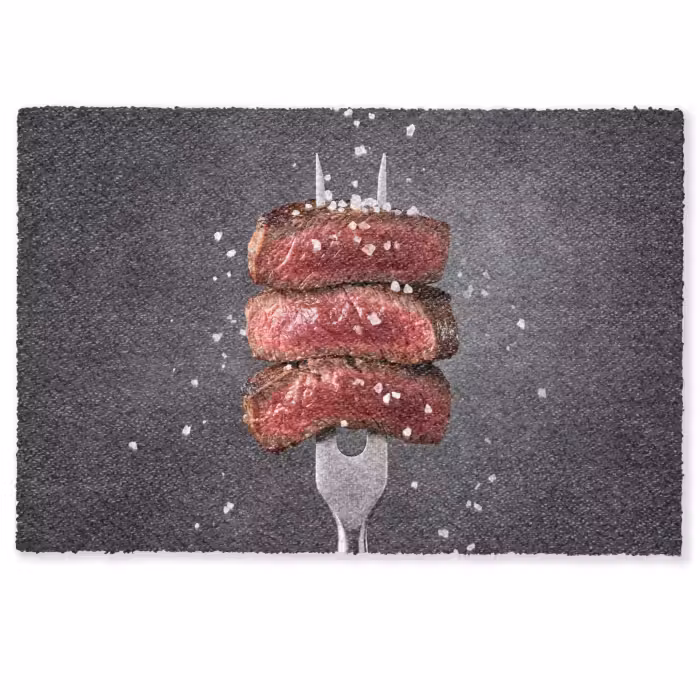 Deurmat - Eten - Vlees - Zout