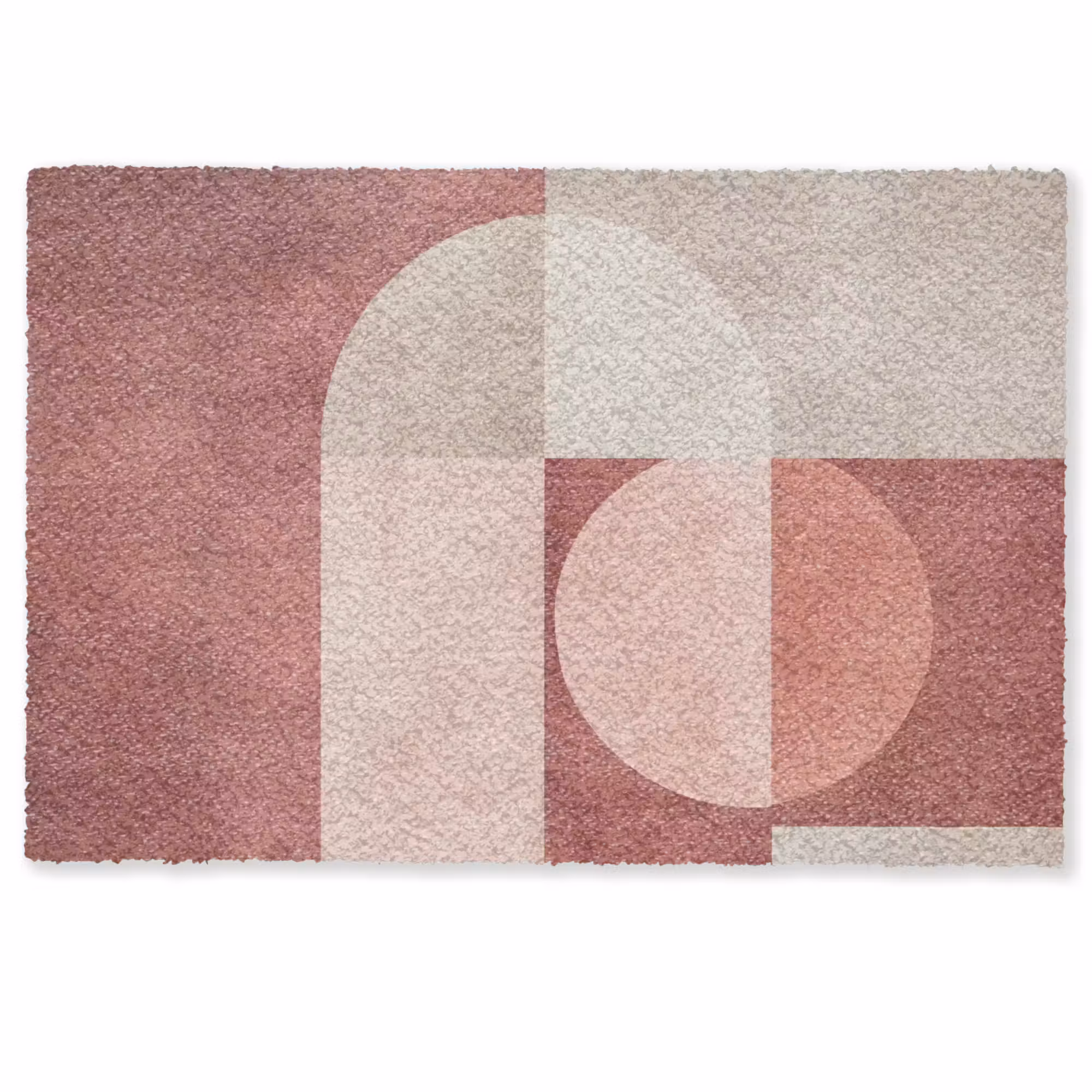 Deurmat - Figuren - Abstract - Roze