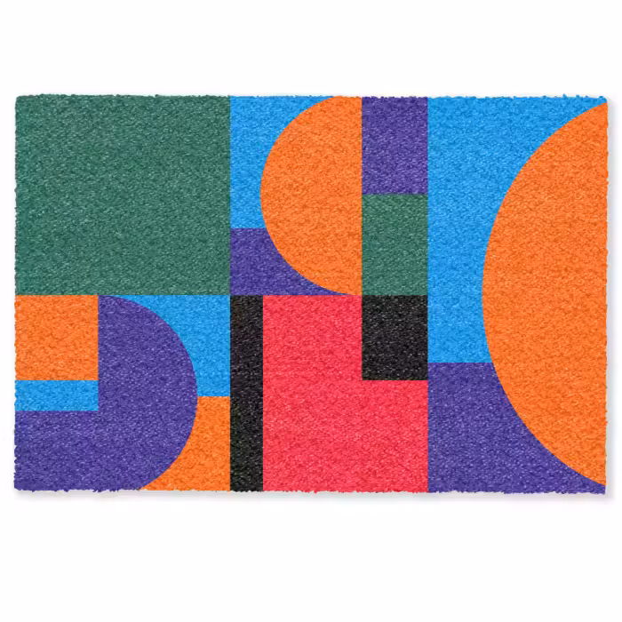 Deurmat - Geometrisch - Abstract - Vormen - Kleurrijk - Modern