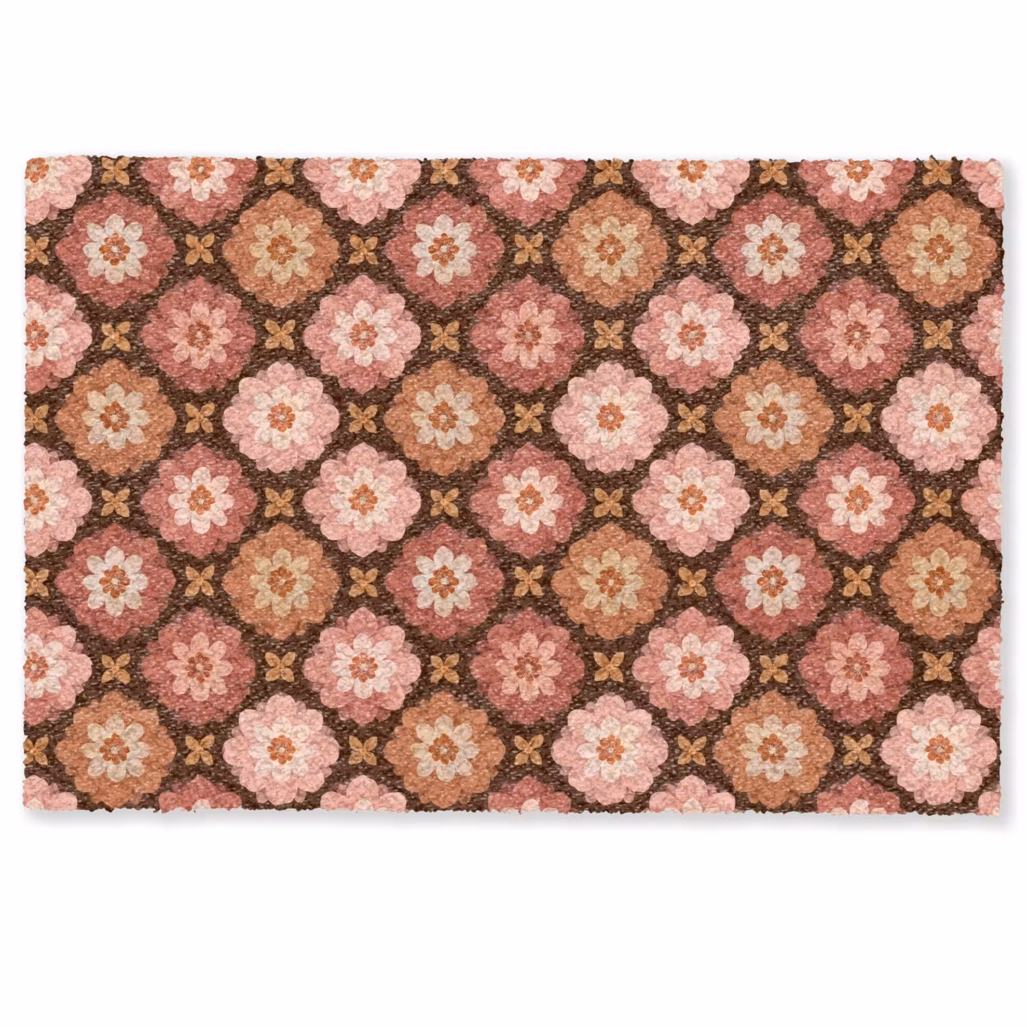 Deurmat - Geometrisch - Bloemen - Kleurrijk