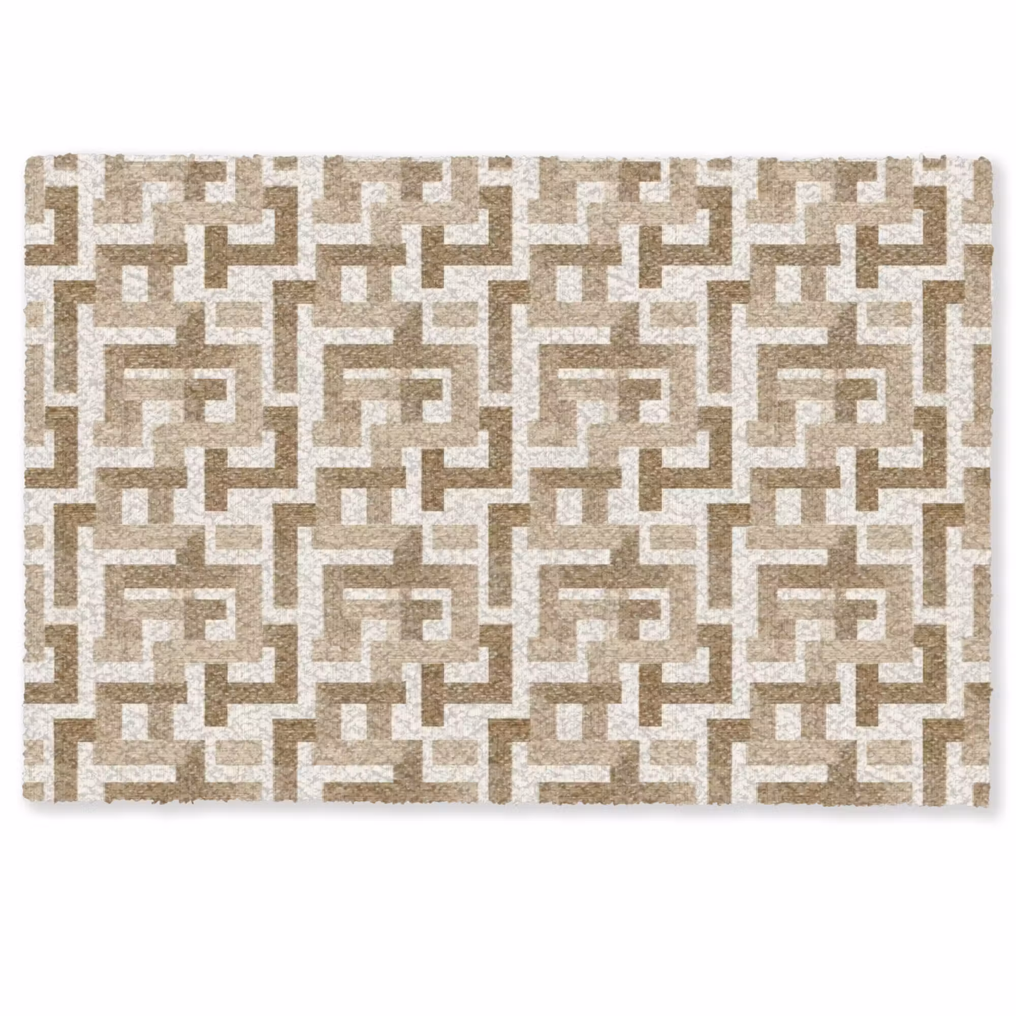 Deurmat - Geometrisch - Retro - Bruin