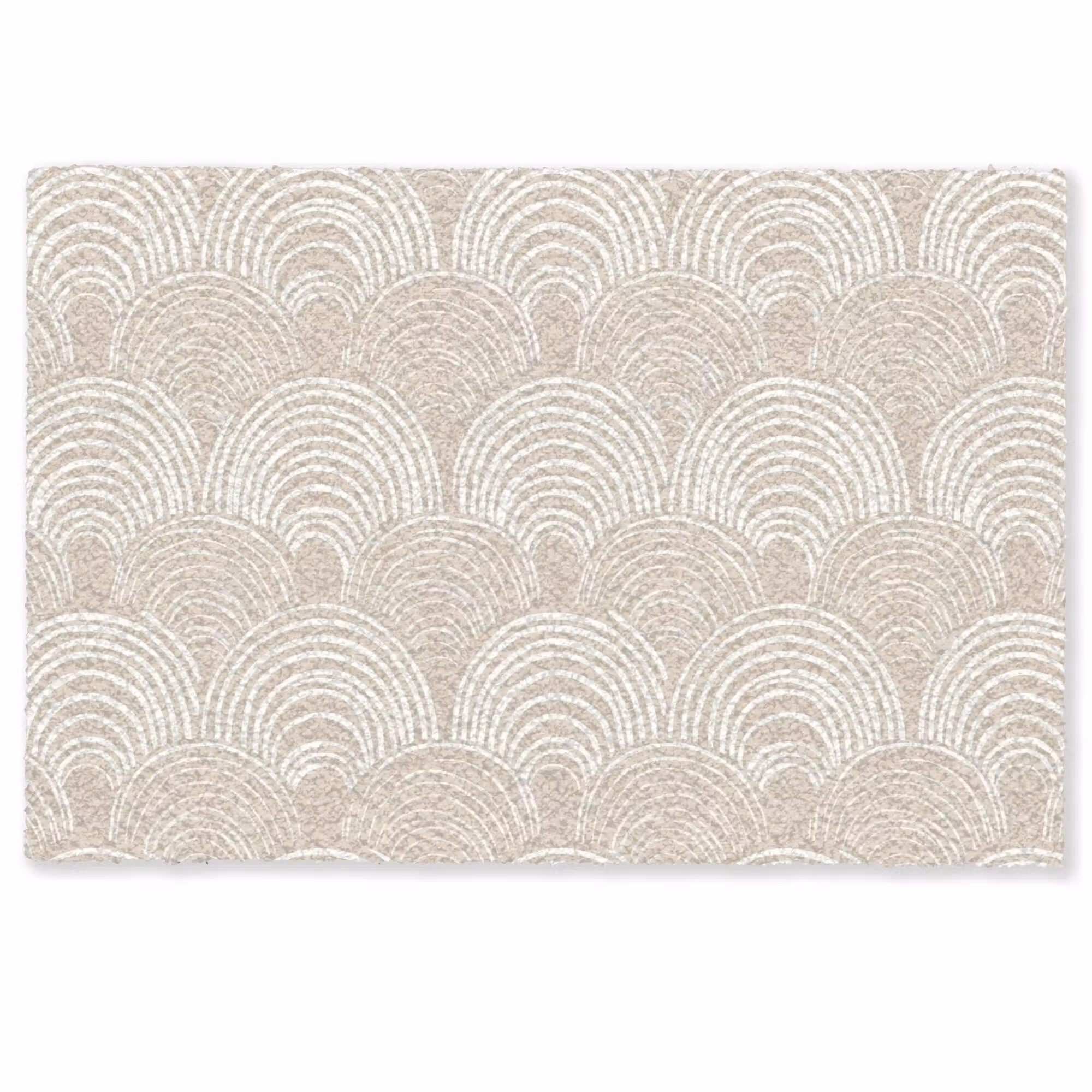 Deurmat - Golven - Structuur - Beige