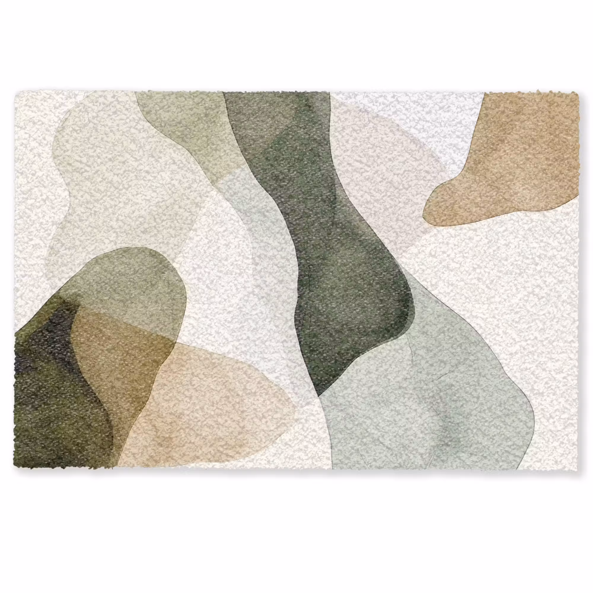Deurmat - Japandi - Abstract - Groen