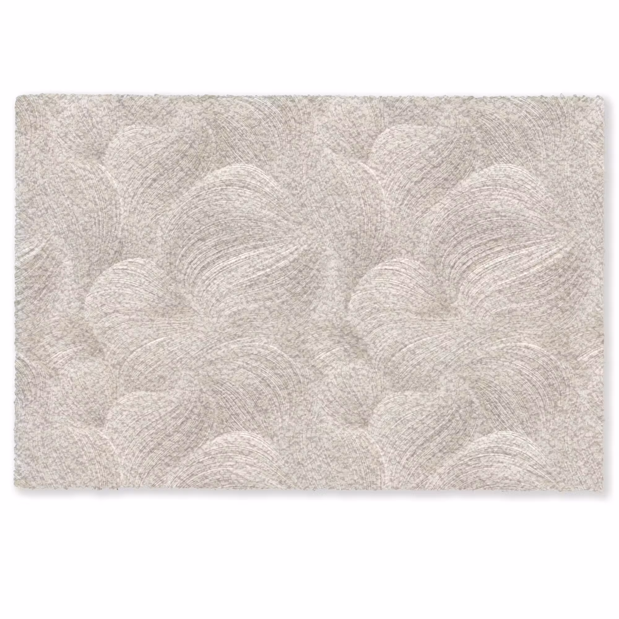 Deurmat - Lijnen - Waaier - Beige
