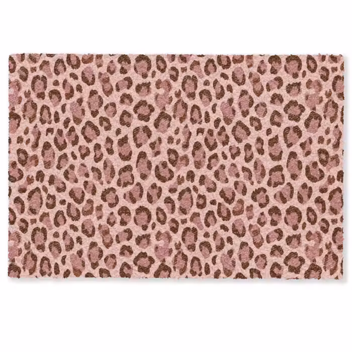 Deurmat - Luipaard - Patroon - Roze