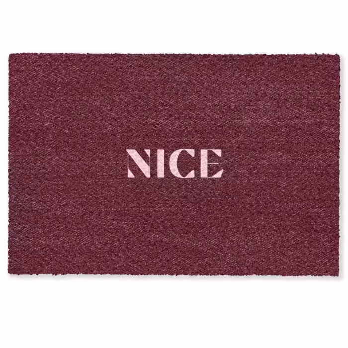 Deurmat - Nice - Bordeaux - Roze