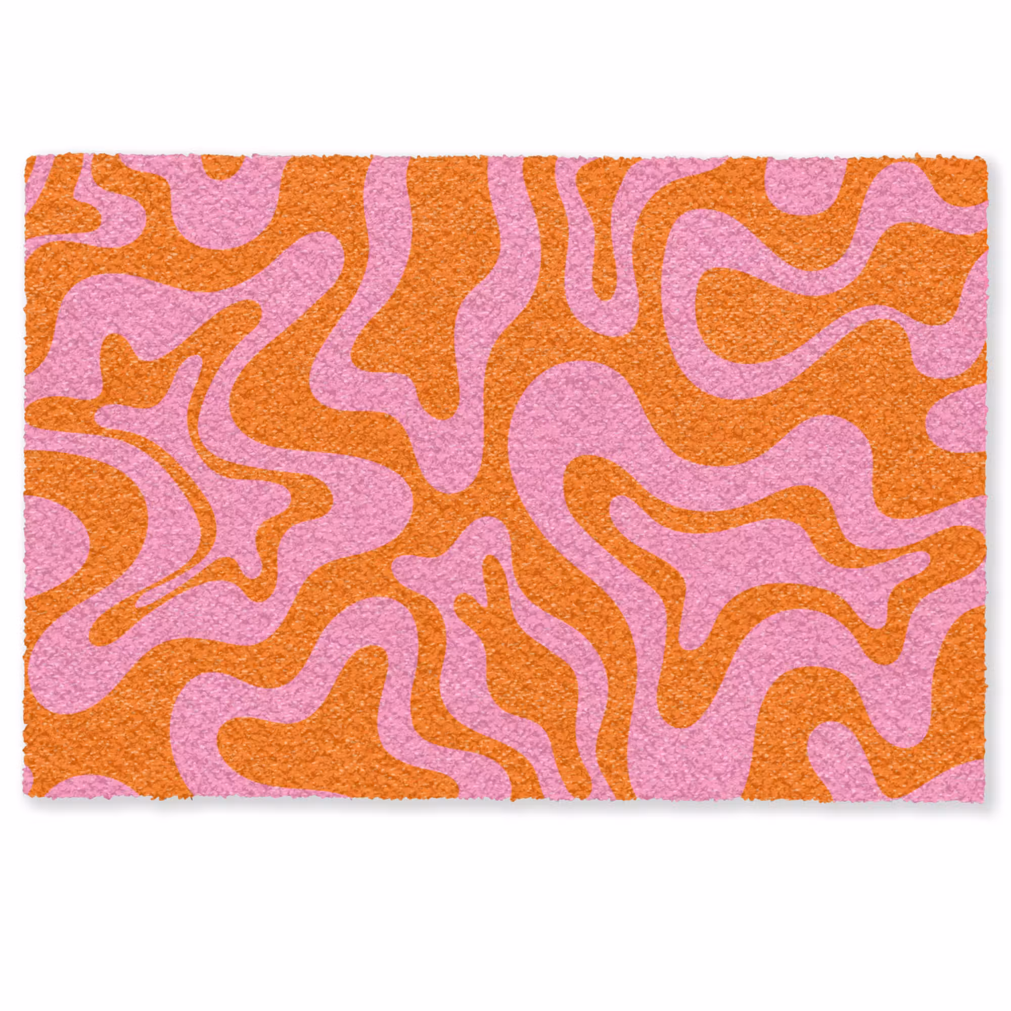 Deurmat - Patroon - Roze - Oranje - Abstract - Modern