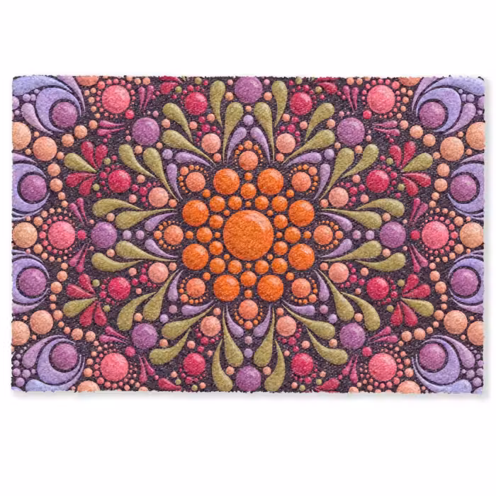 Deurmat - Patroon - Stippen - Abstract - Modern - Kleurrijk