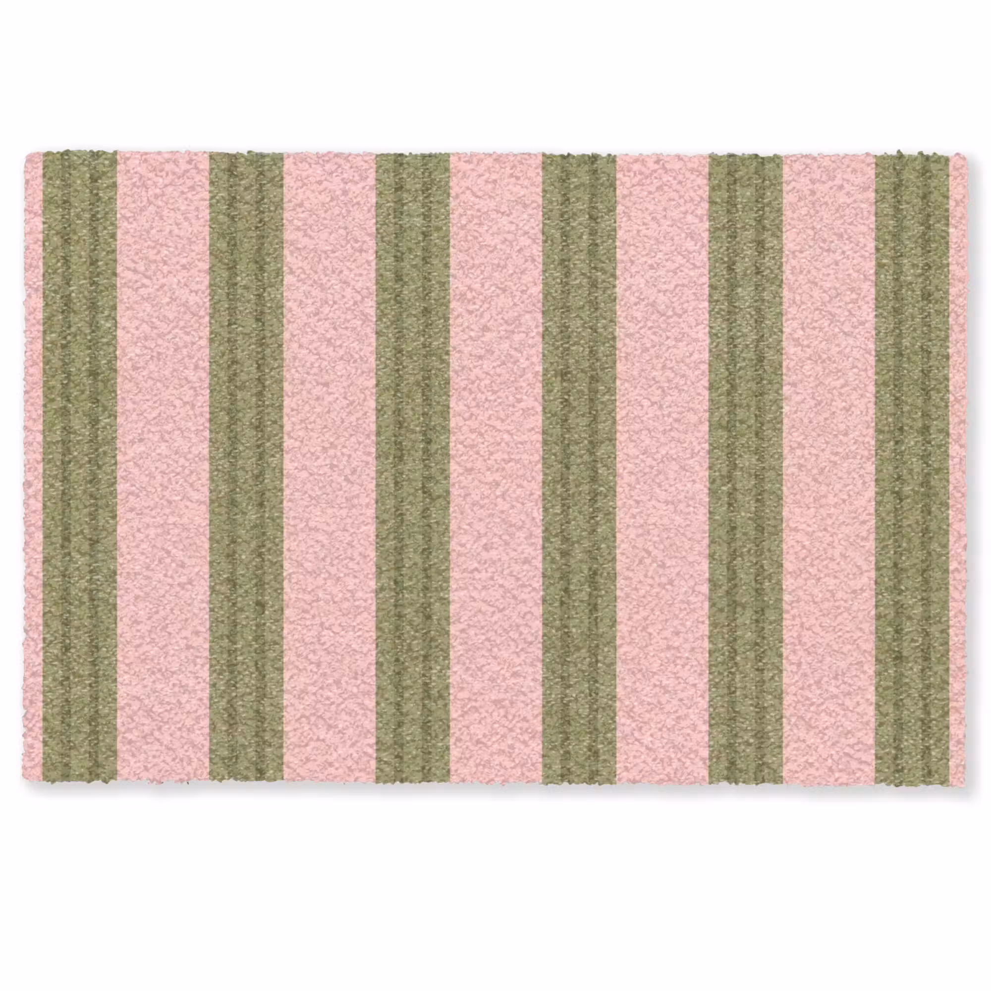 Deurmat - Patroon - Strepen - Abstract - Roze - Groen