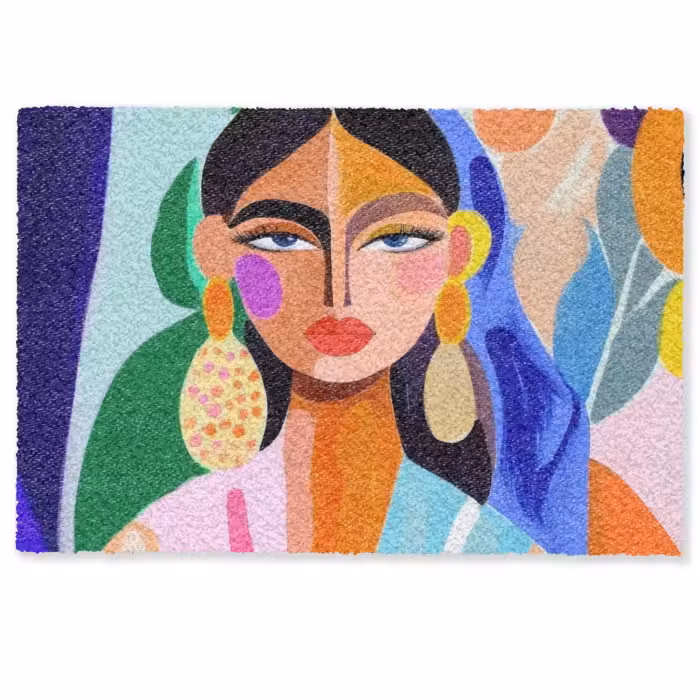 Deurmat - Portret - Vrouw - Modern