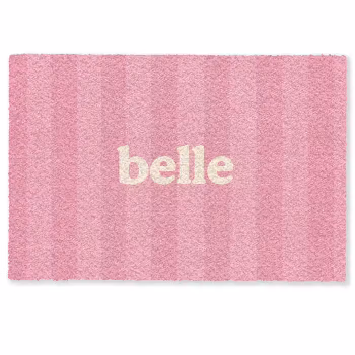 Deurmat - Roze - Gestreept - Belle