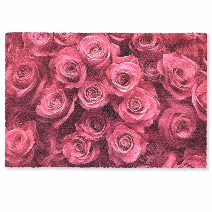 Deurmat - Rozen - Pink - Bloem