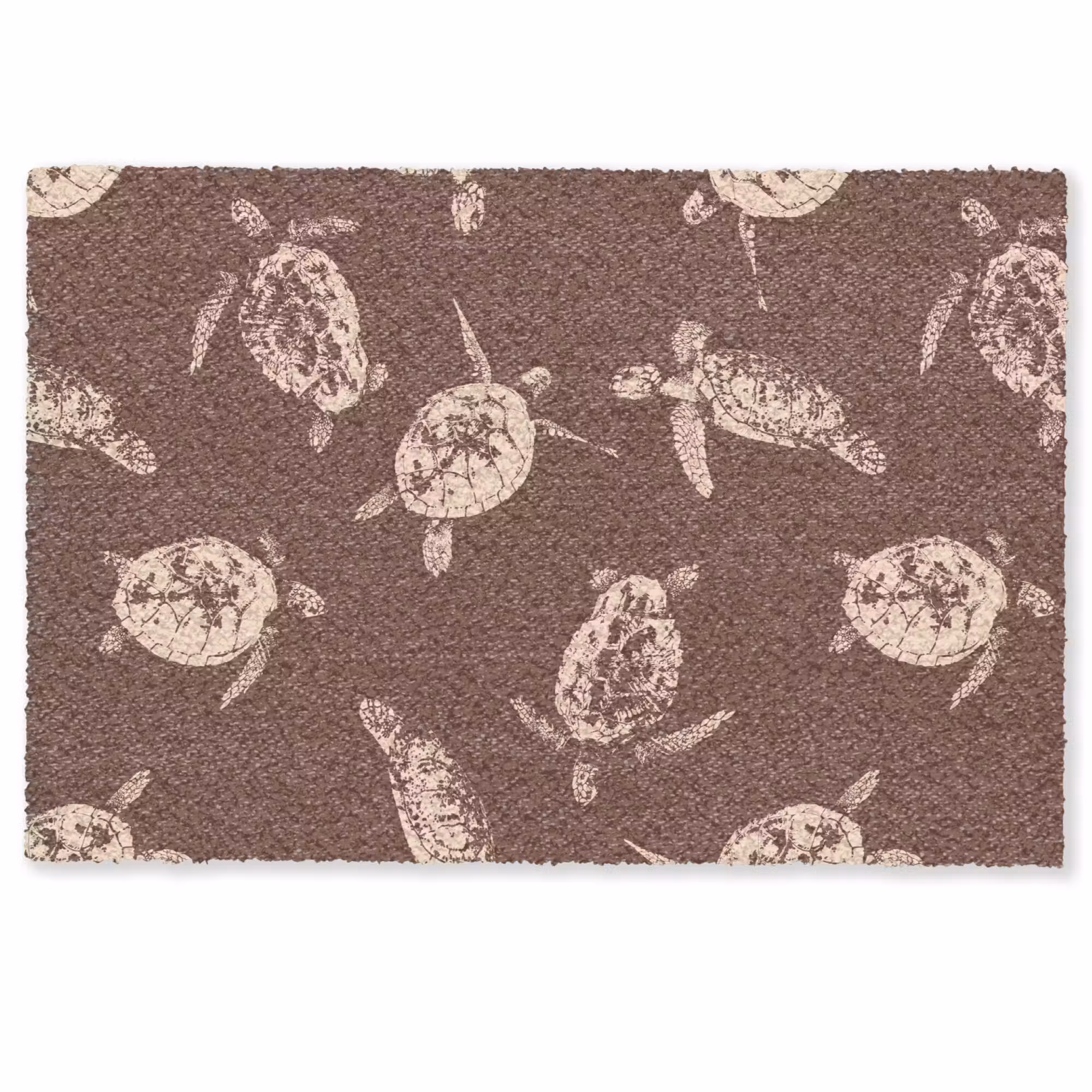 Deurmat - Schildpadden - Patroon - Bruin - Beige