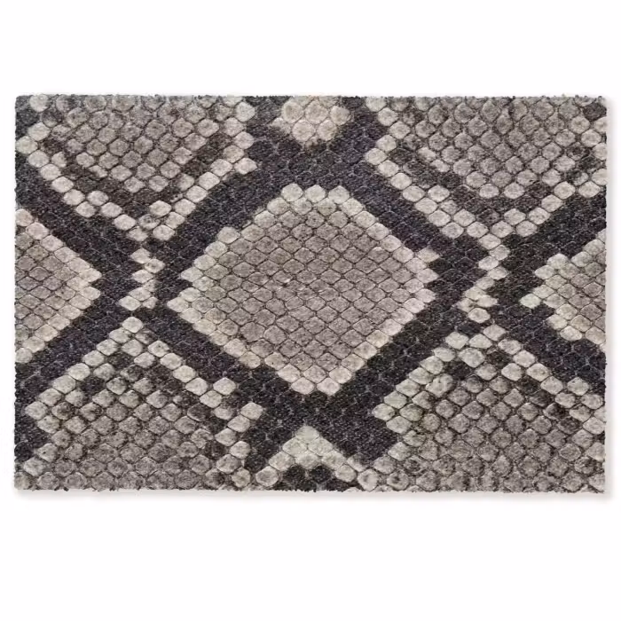 Deurmat - Slangenleer - Patroon - Beige