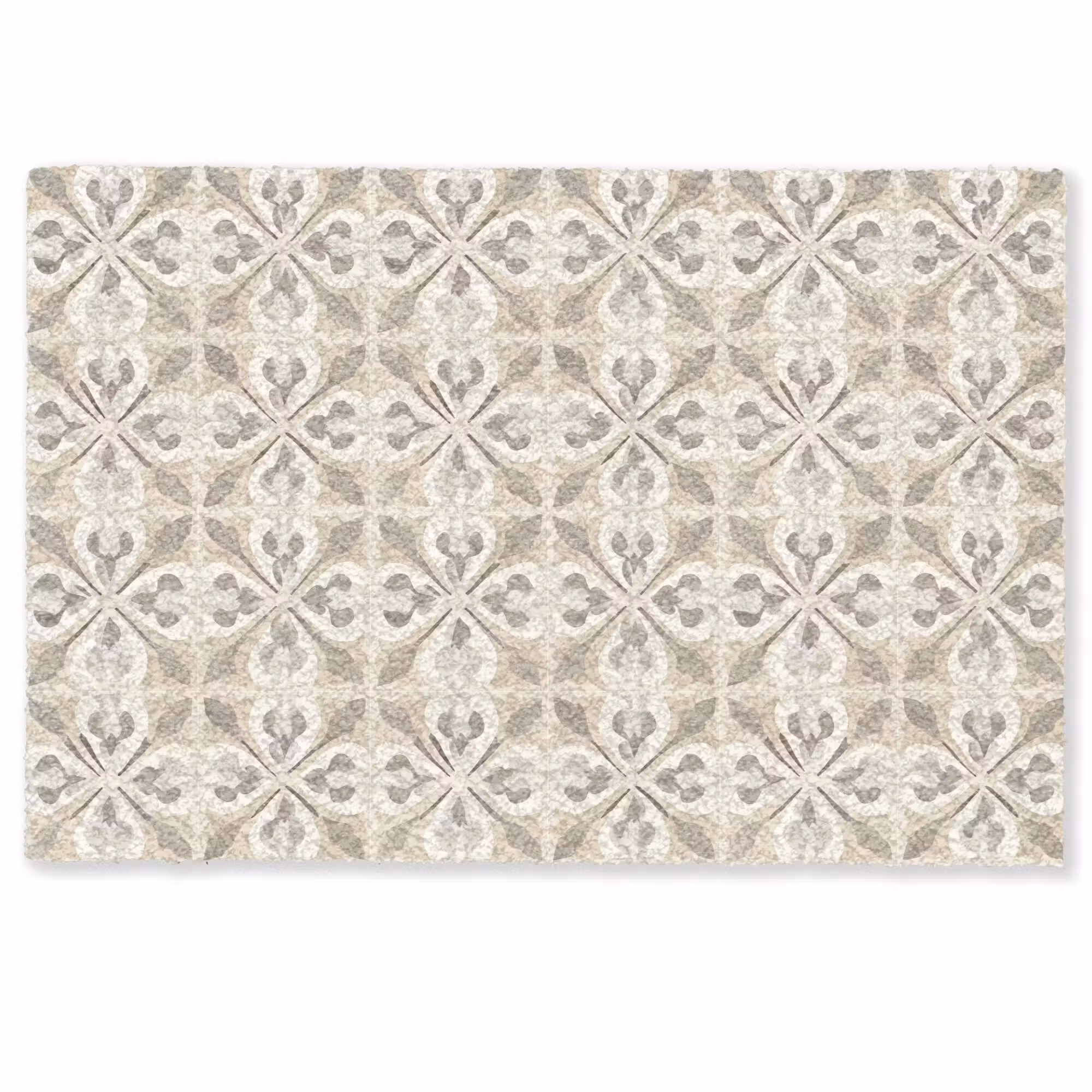 Deurmat - Tegel - Motief - Beige