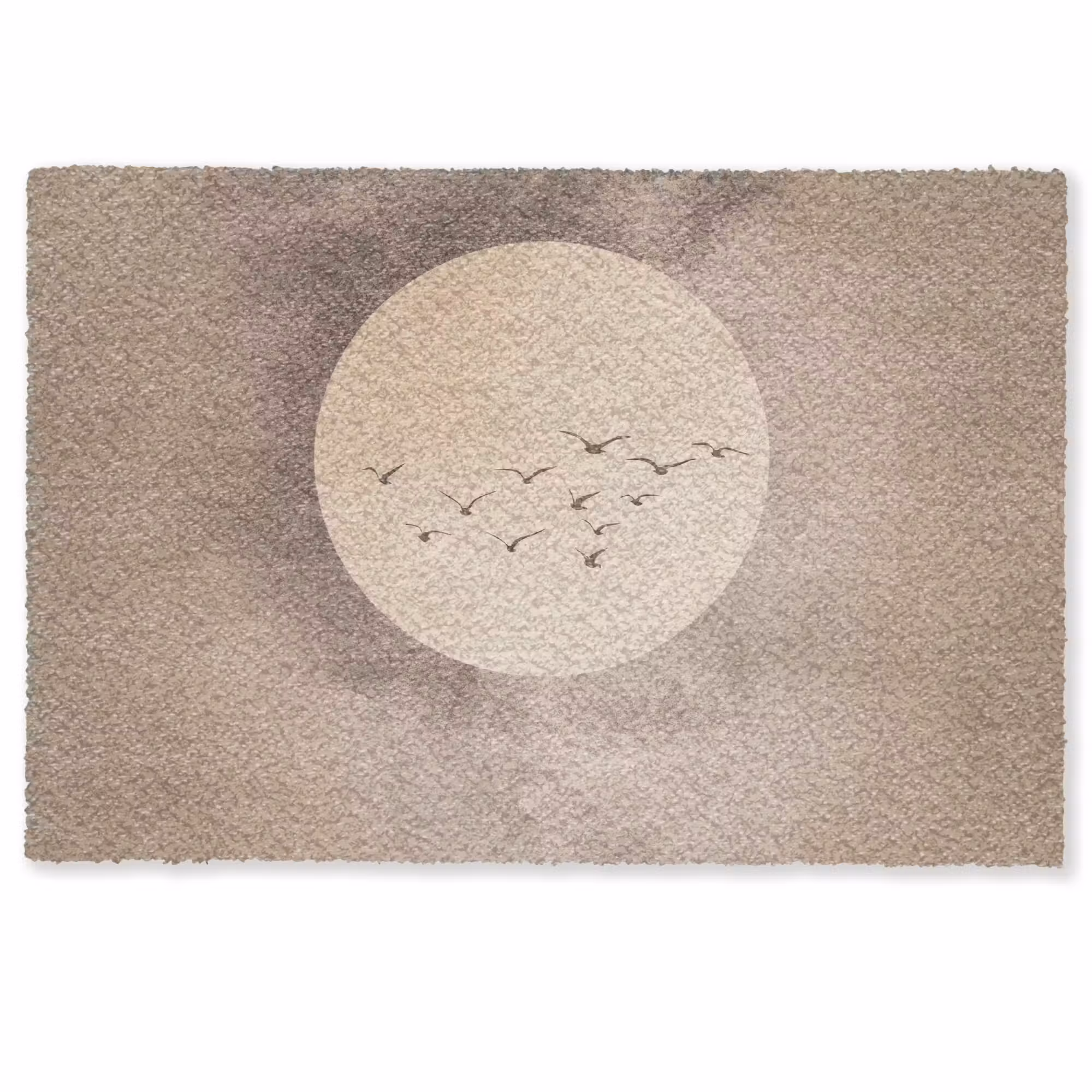 Deurmat - Vogel - Beige - Japandi