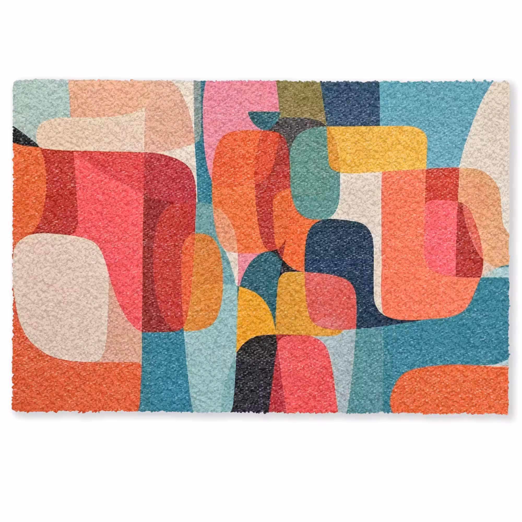 Deurmat - Vormen - Kleurrijk - Abstract - Vlakken