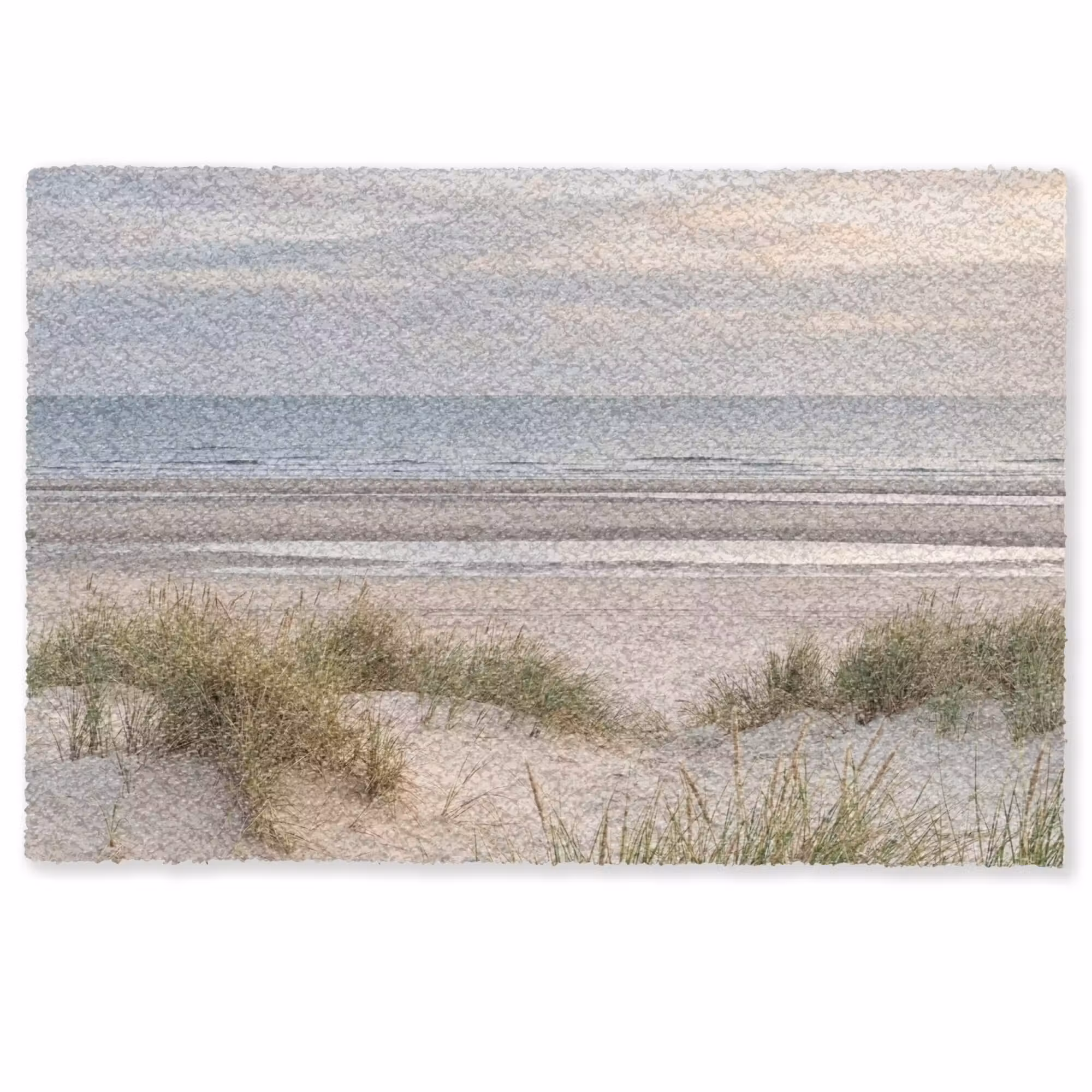 Deurmat - Zandstrand - Bewolkt - Duinen