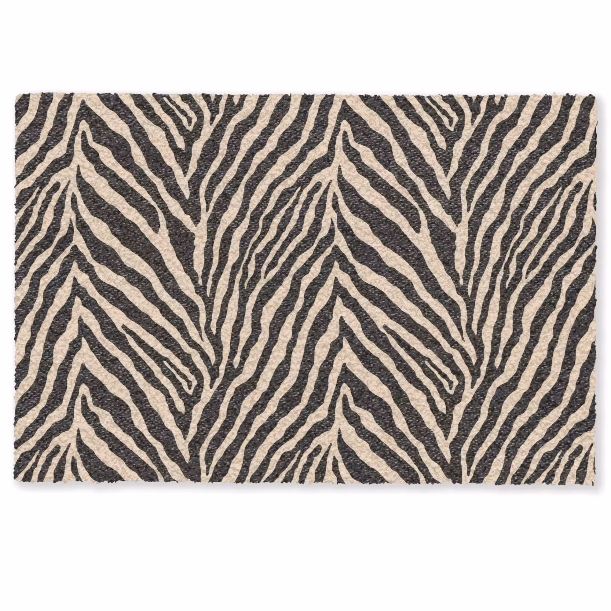 Deurmat - Zebra - Klassiek - Zwart