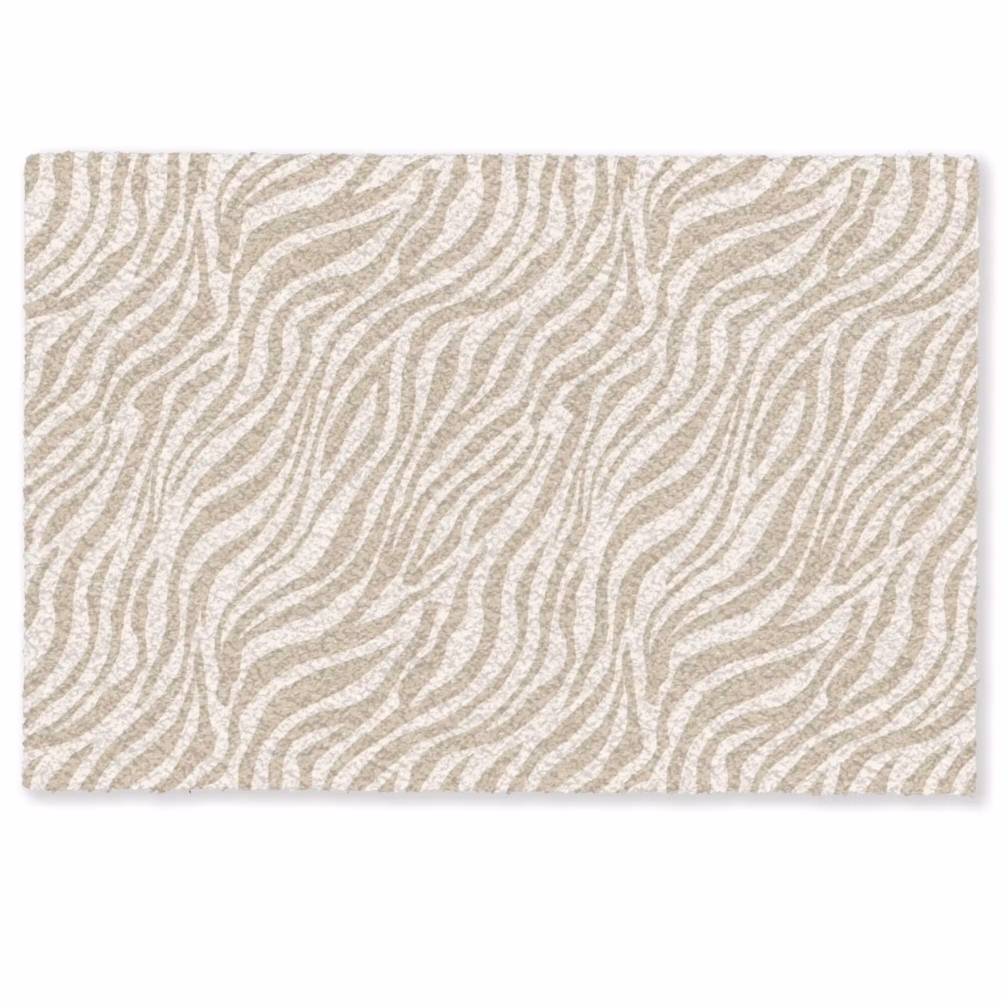 Deurmat - Zebra - Patroon - Beige