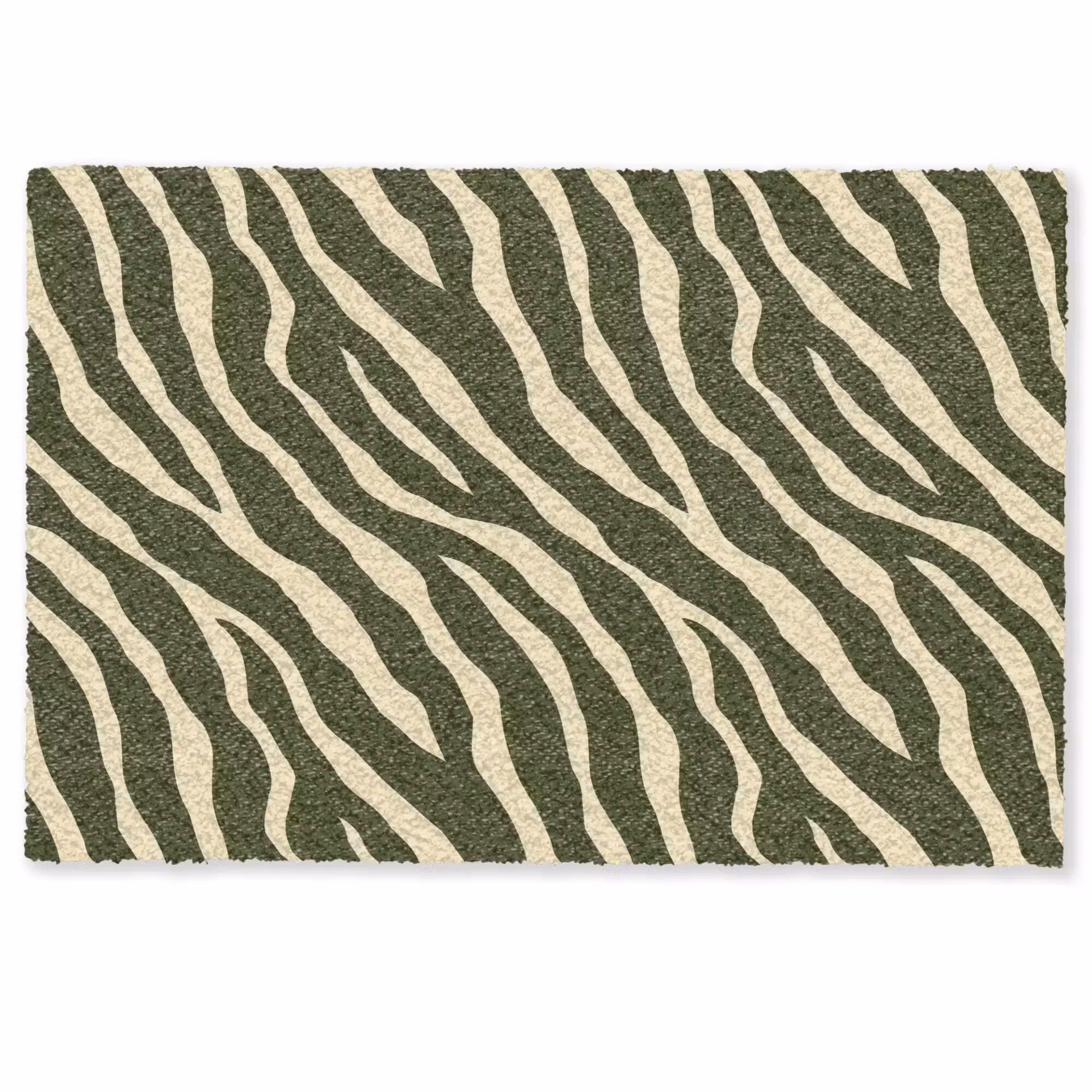 Deurmat - Zebra - Patroon - Groen
