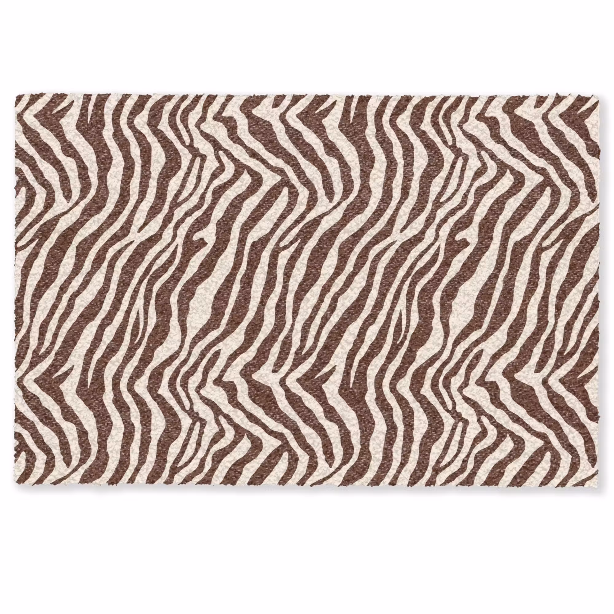 Deurmat - Zebra - Patroon - Zwart - Wit