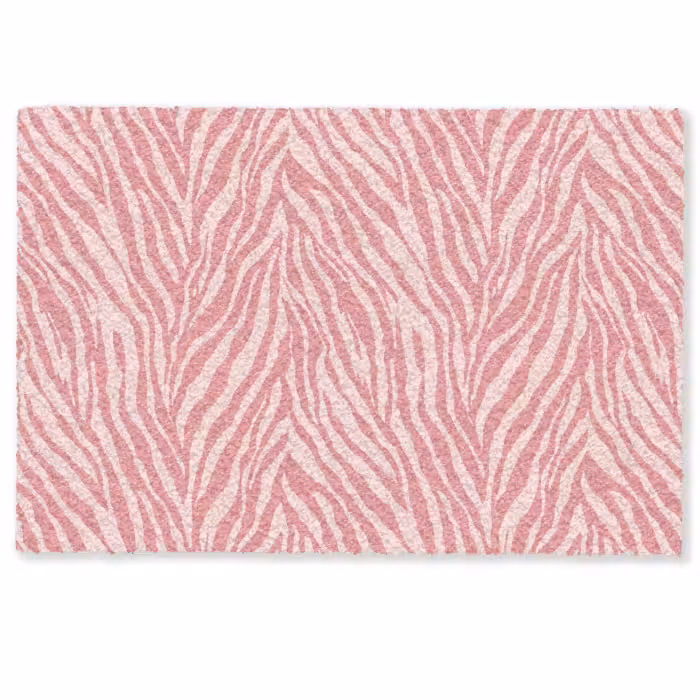 Deurmat - Zebra - Print - Roze