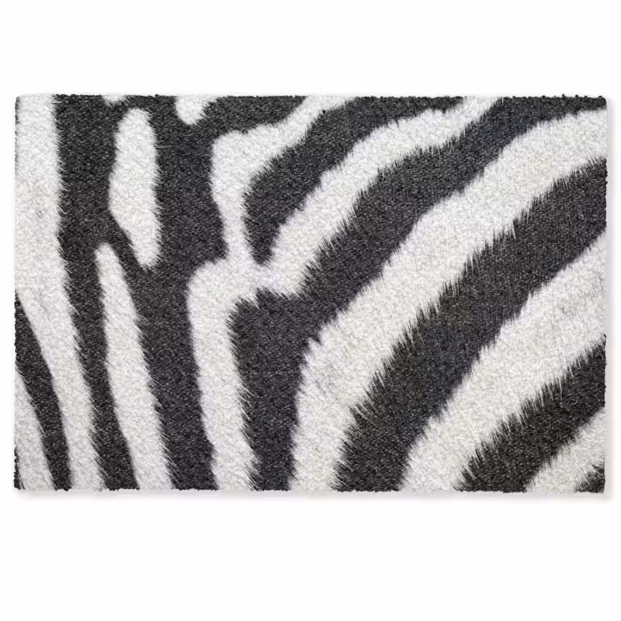 Deurmat - Zebra - Vacht - Klassiek - Zwart - Wit
