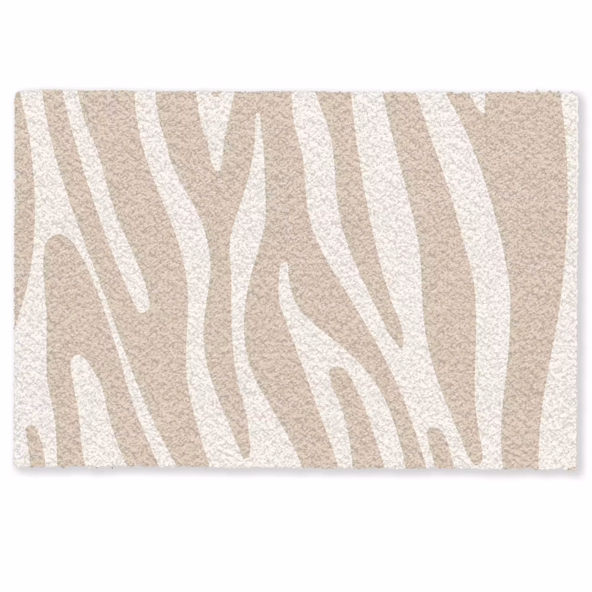 Deurmat - Zebraprint - Beige - Wit - Dierenprint