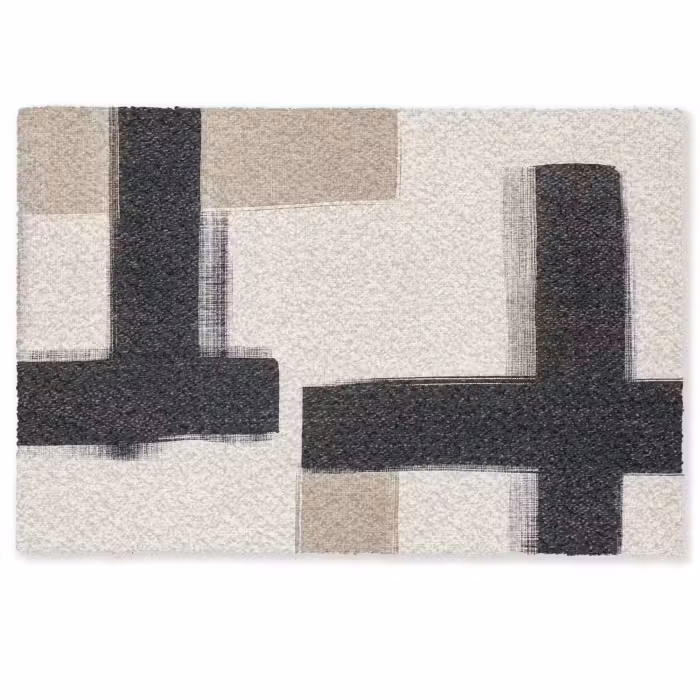 Deurmat - Zwart - Abstract - Japandi