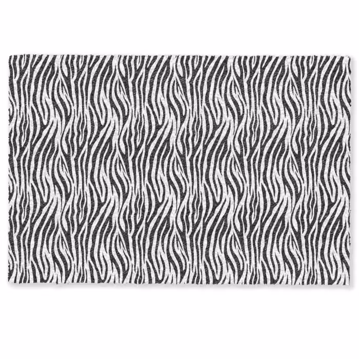 Deurmat - Zwart - Wit - Zebra - Patroon