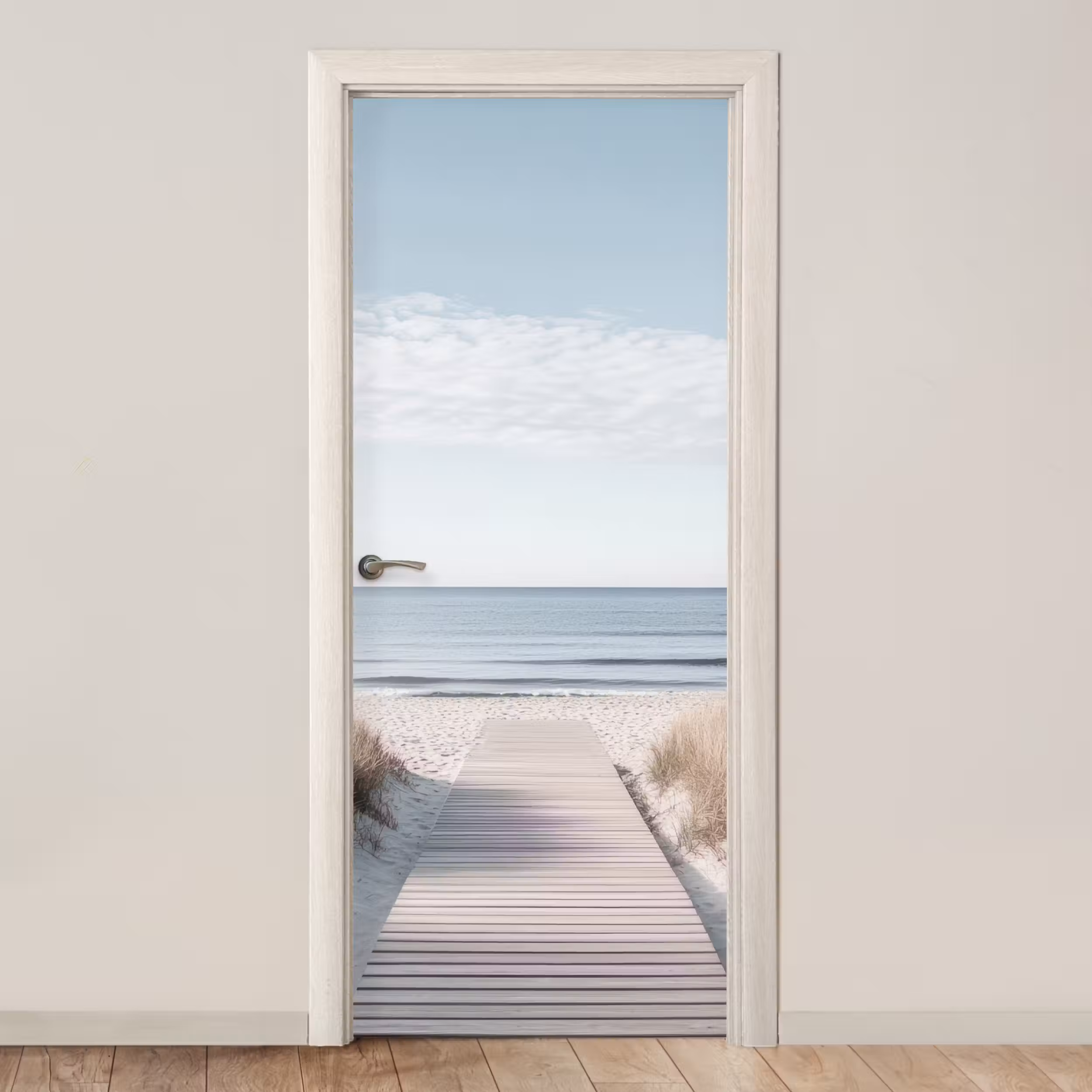Deursticker - Pad - Strand - Duinen - Natuur