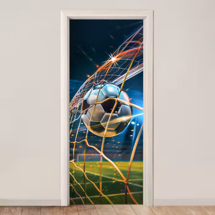 Deursticker - Voetbal - Goal - Sport - Jongens