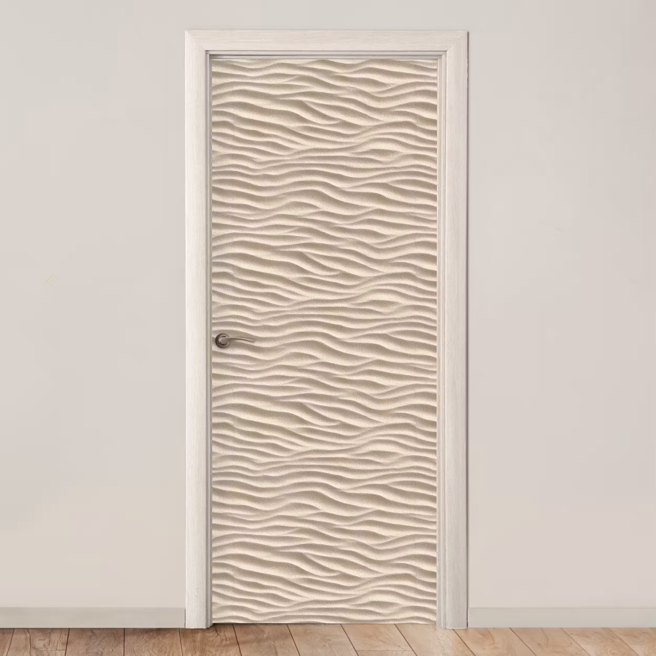Deursticker - Zand - Golven - Beige