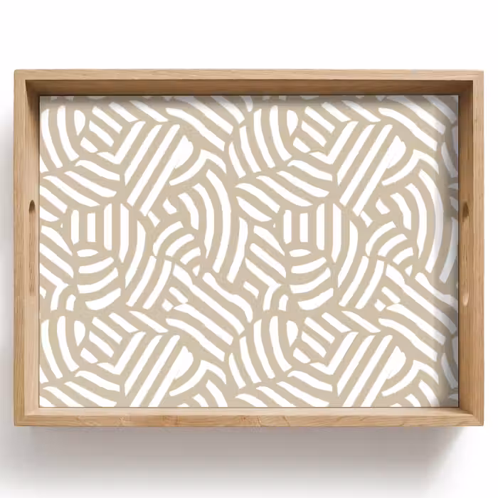 Dienblad - Abstract - Modern - Beige