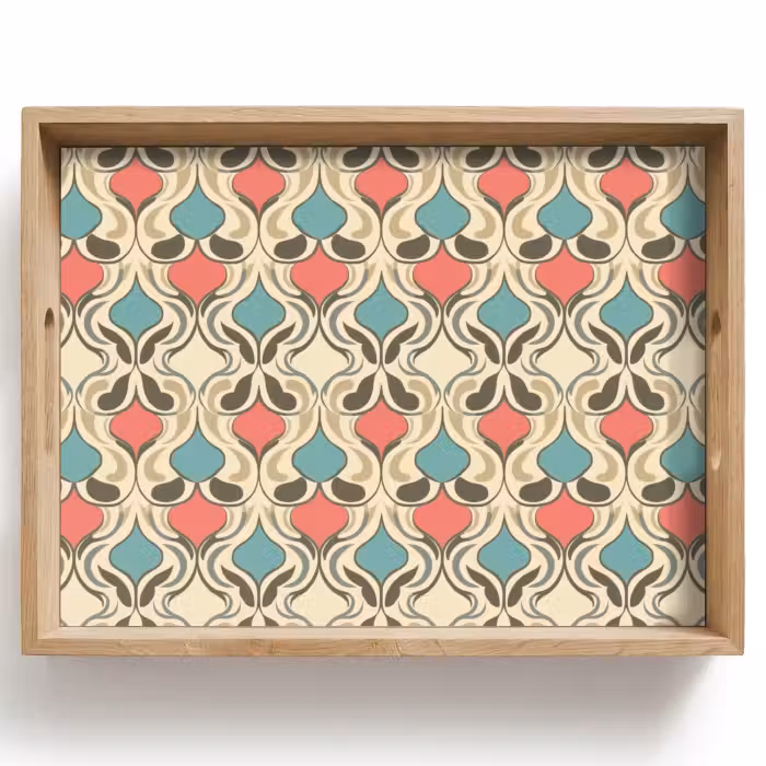 Dienblad - Barok - Retro - Kleurrijk