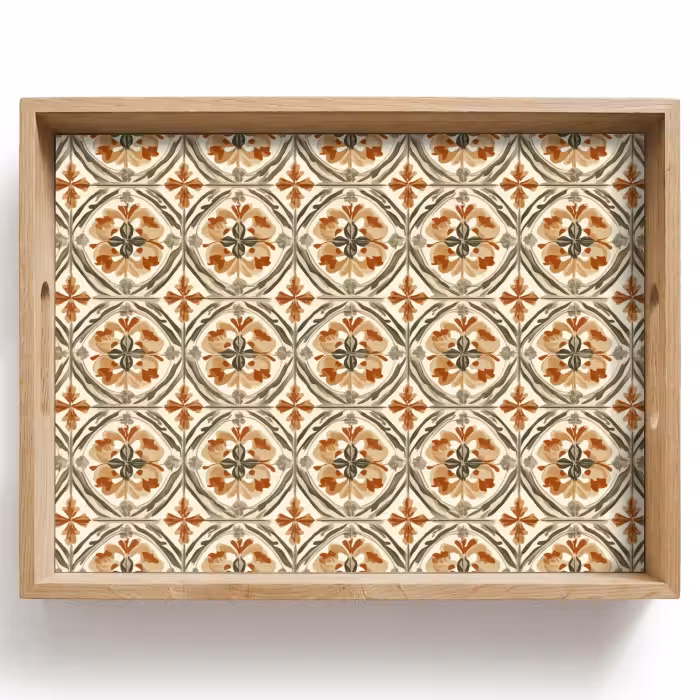 Dienblad - Elegant - Antiek - Kleurrijk