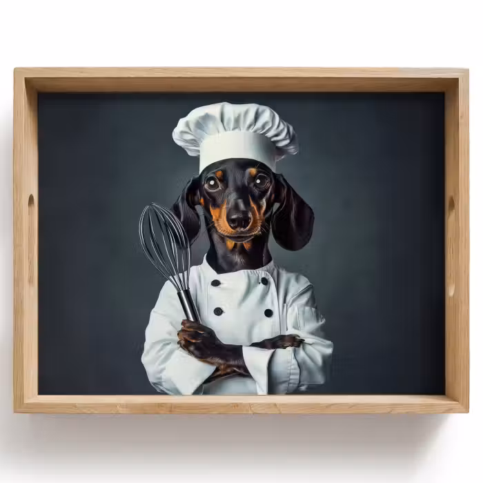 Dienblad - Hond - Garde - Kok
