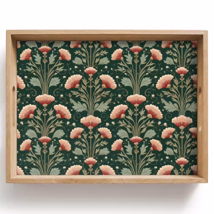 Dienblad - Patroon - Botanisch - Kleurrijk