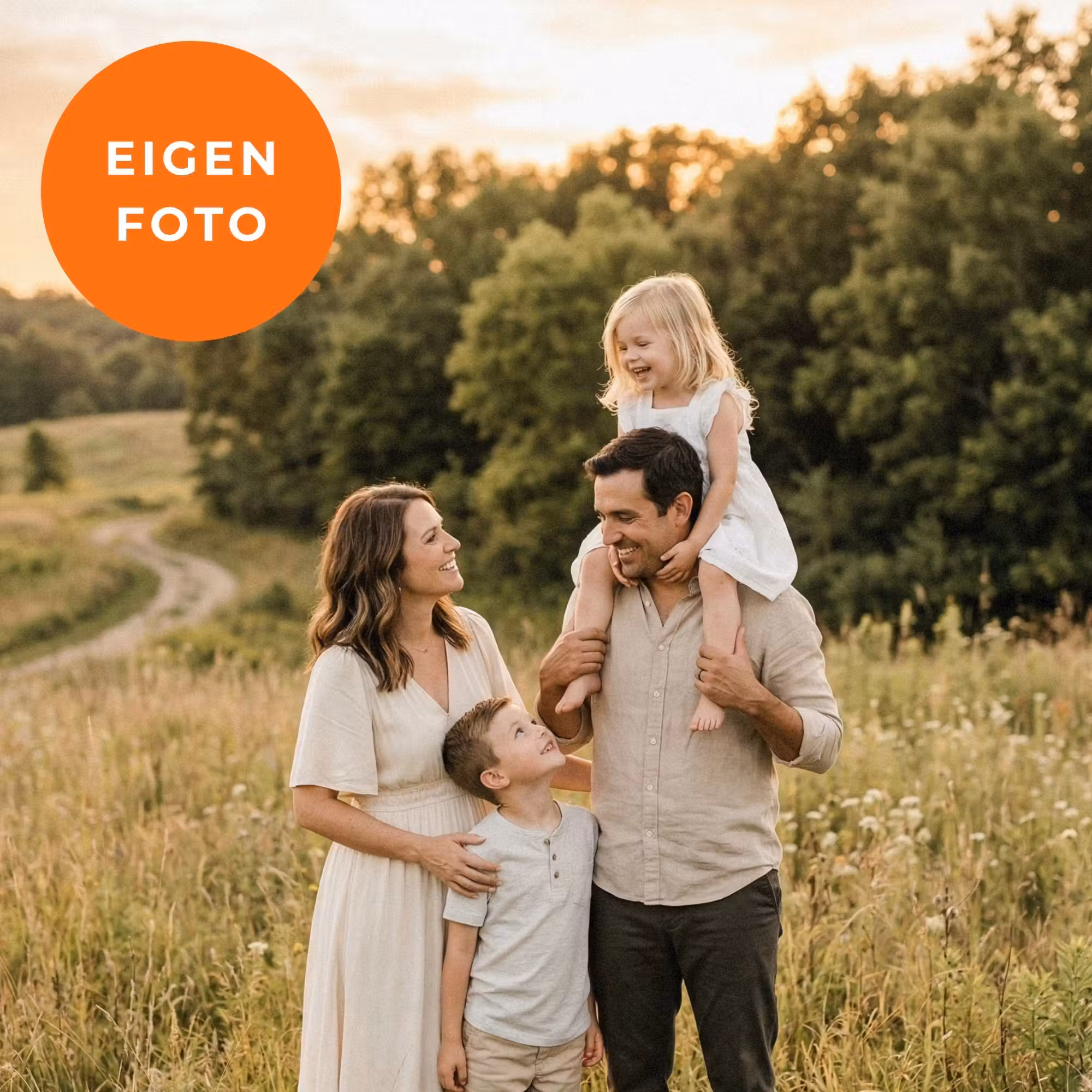 Behang - Met eigen foto