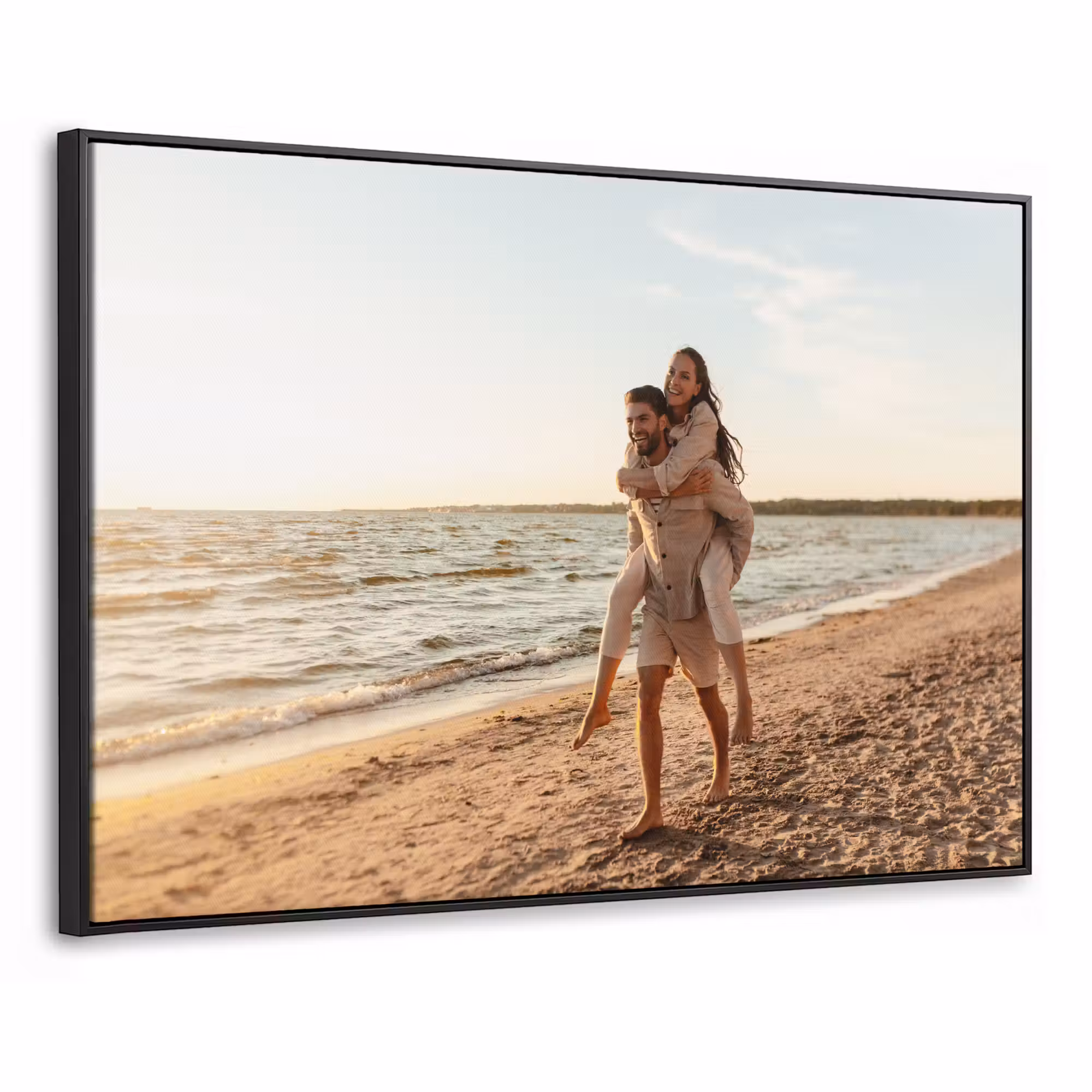 Foto op canvas met lijst