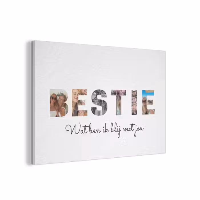 Akoestisch schilderij - Bestie - Lettercollage