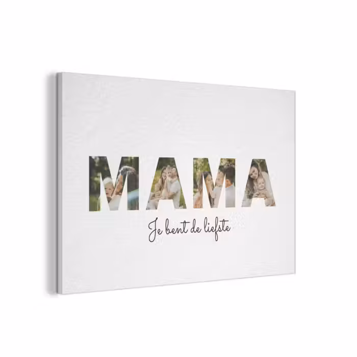 Akoestisch schilderij - Mama - Lettercollage