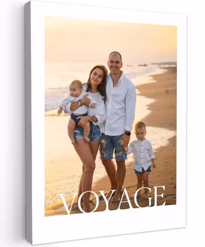 Gepersonaliseerd canvas schilderij - Voyage
