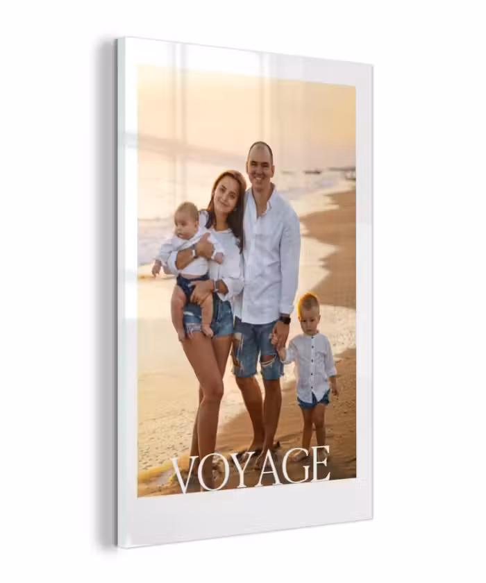 Gepersonaliseerd glas schilderij - Voyage