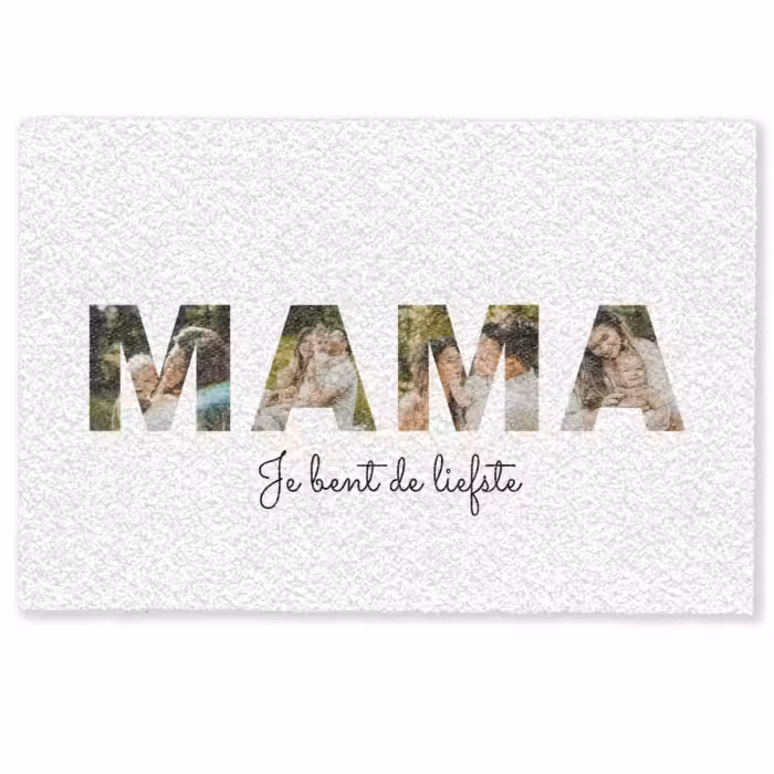 Gepersonaliseerde deurmat - Mama - Lettercollage
