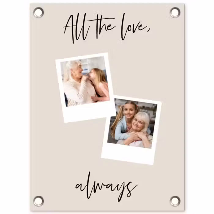 Gepersonaliseerde tuinposter - All The Love, Always