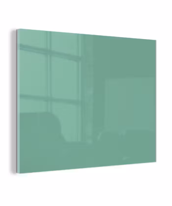 Glas schilderij - Ocean - Jade - Groen