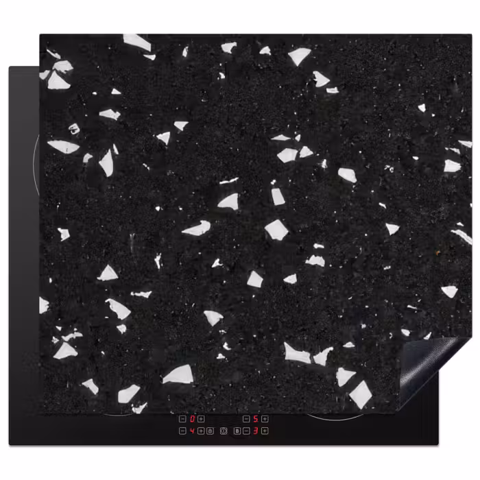 Inductie beschermer - Abstract Mozaïek van Terrazzo
